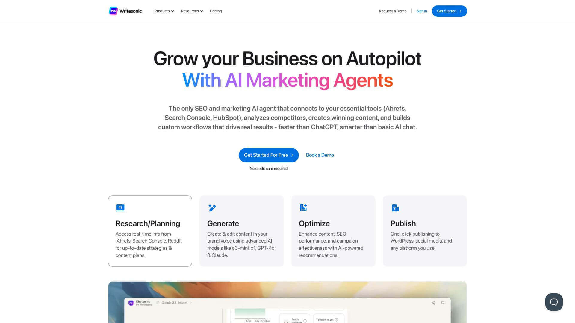 WriteSonic screenshot