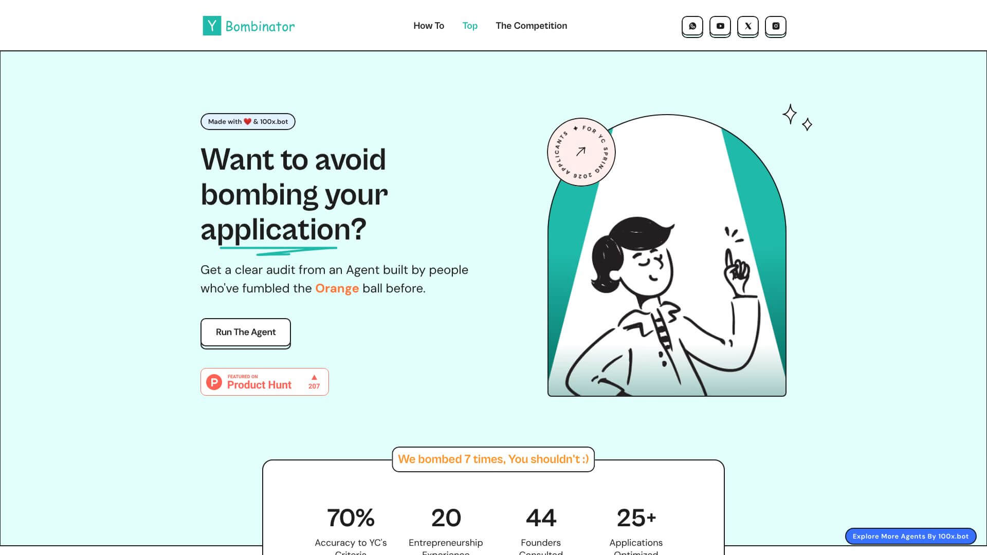 Y Bombinator screenshot