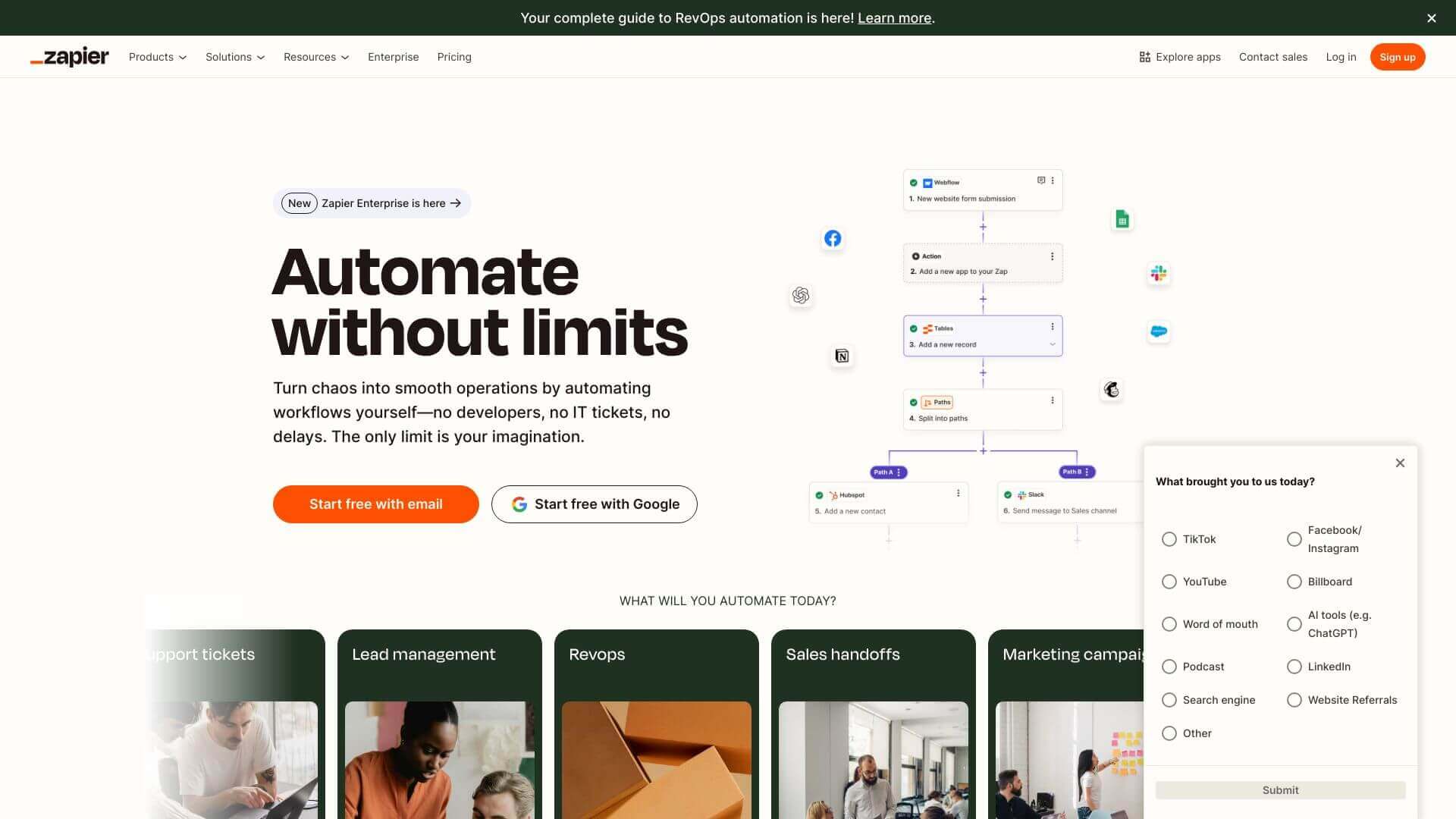 Zapier screenshot