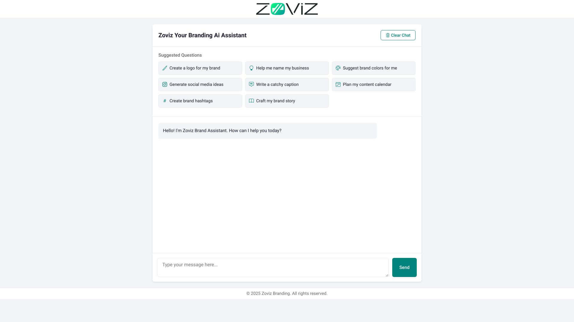 Zoviz Branding Expert screenshot